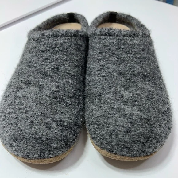 Giesswein Ultra Comfort Gray Virgin Wool Indoor Outdoor Unisex Slipper 12 - Picture 6 of 9